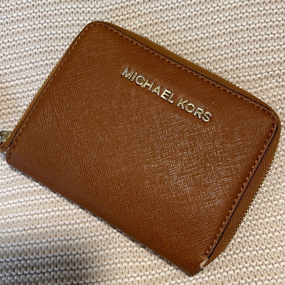 MK brown wallet